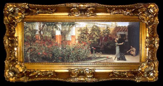 framed  Alma-Tadema, Sir Lawrence A Hearty Welcome (mk24), ta009-2